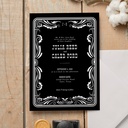 Vintage Western Cowboy Rustic Country Wedding Invitation