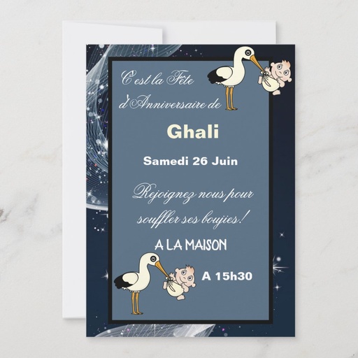 Invitation Anniversaire