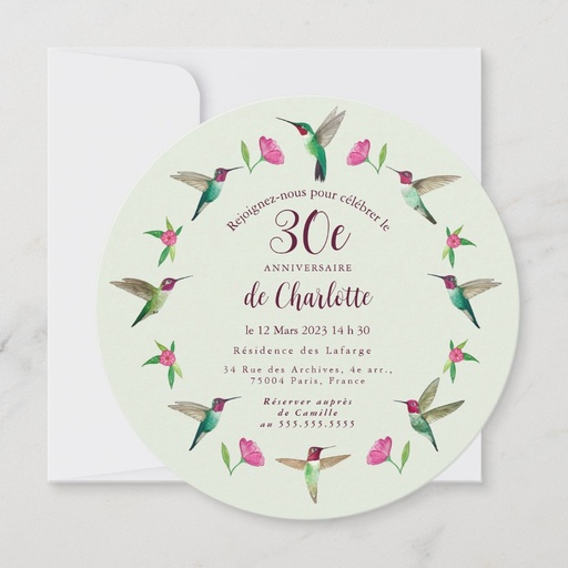 Birthday Invitation Card